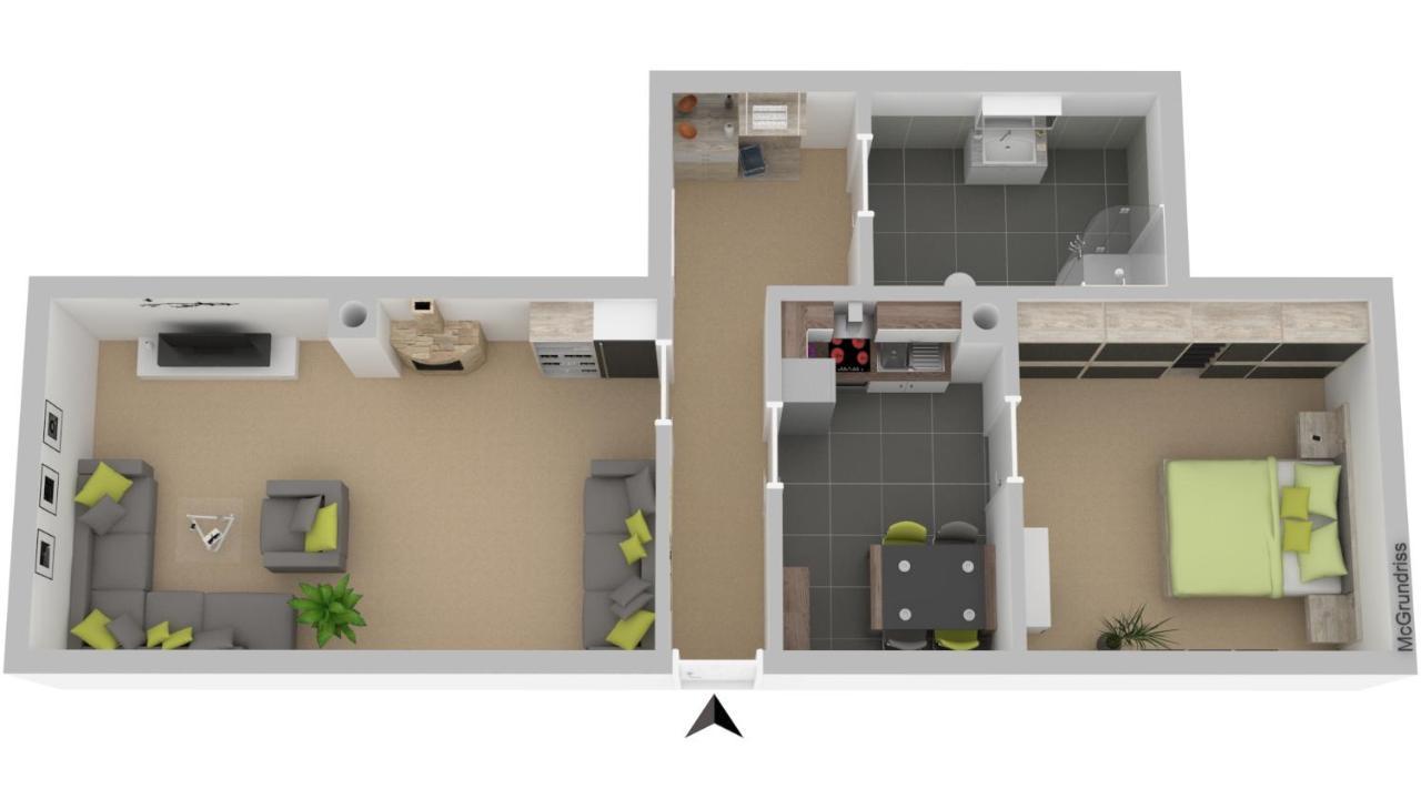 Ferienwohnung Am Bergmannsbrunnen Schönheide Exterior foto